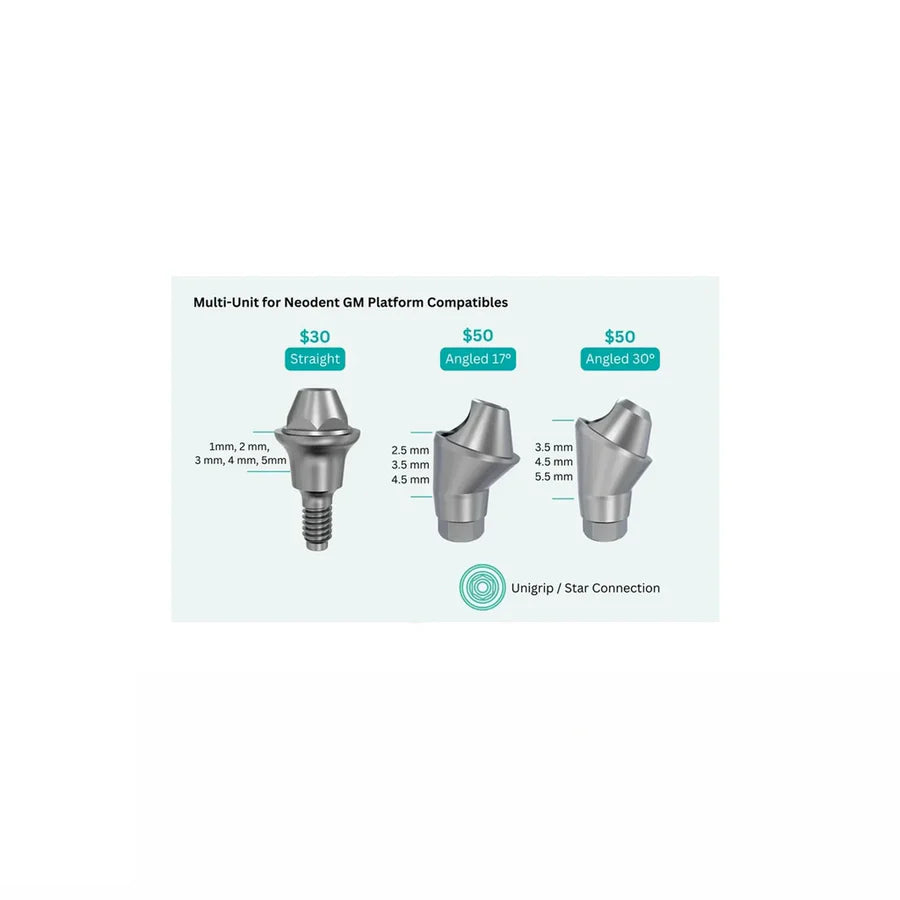 Neodent GM MU Angulated Abutment (17° / 30°)
