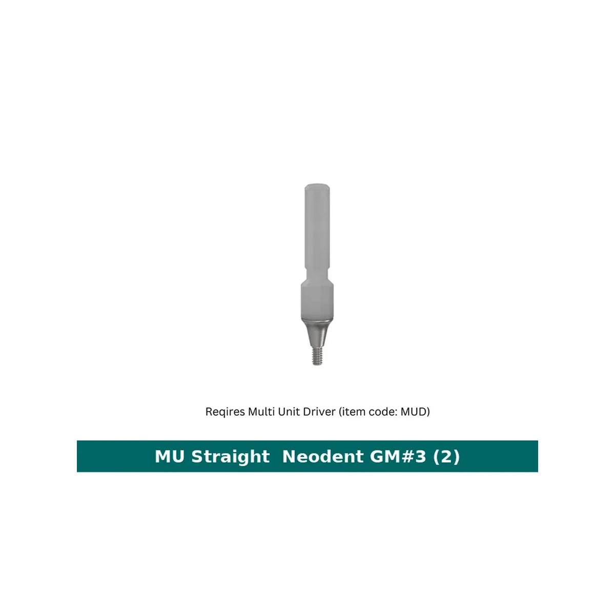 Neodent GM Straight Multi Unit Abutment
