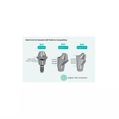 Neodent GM MU Angulated Abutment (17° / 30°)