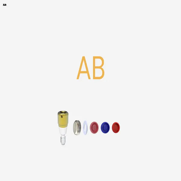 Overdenture Abutment Kit for AB Compatible Regular &amp; Mini Platforms