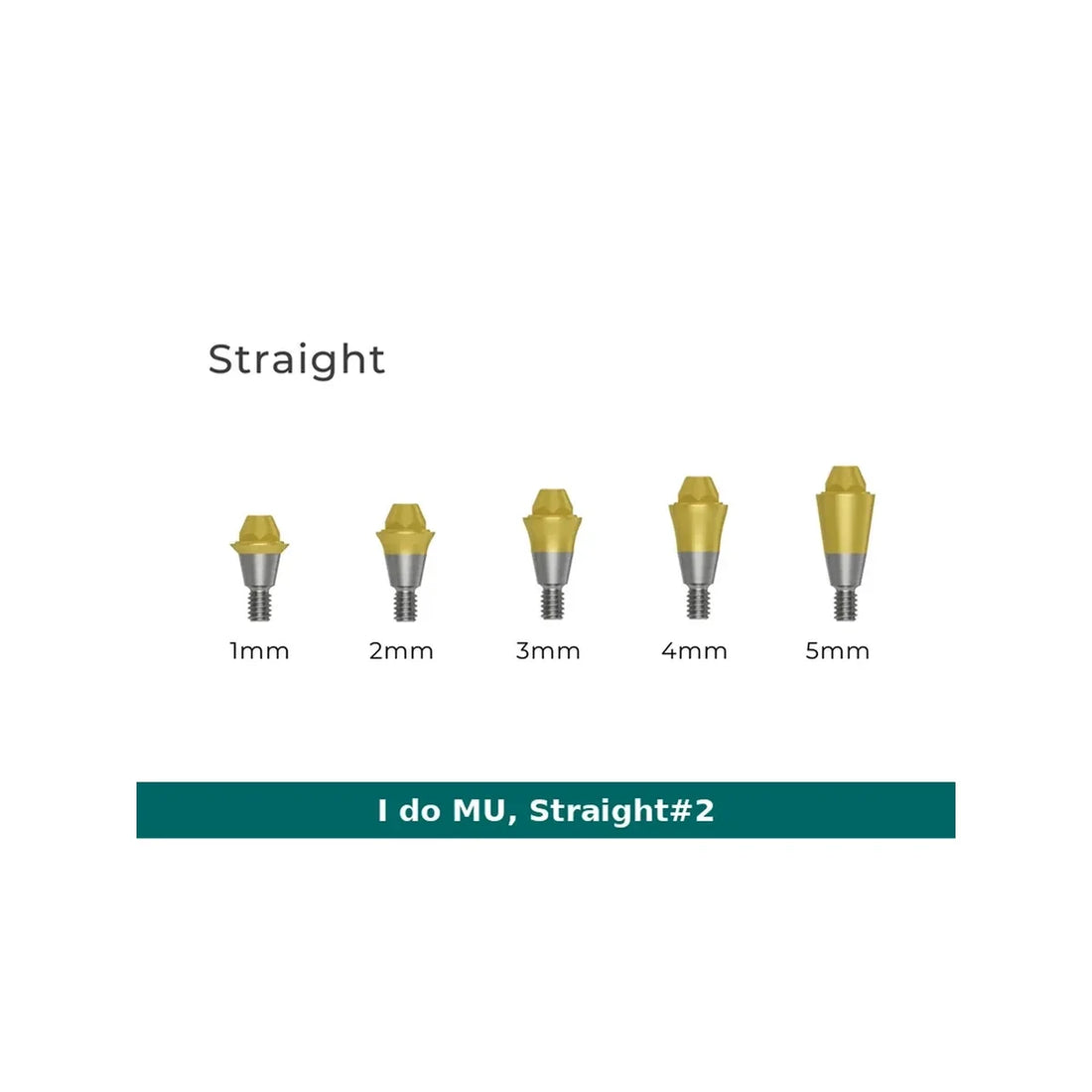 I-do MU Straight Multi Unit Abutment