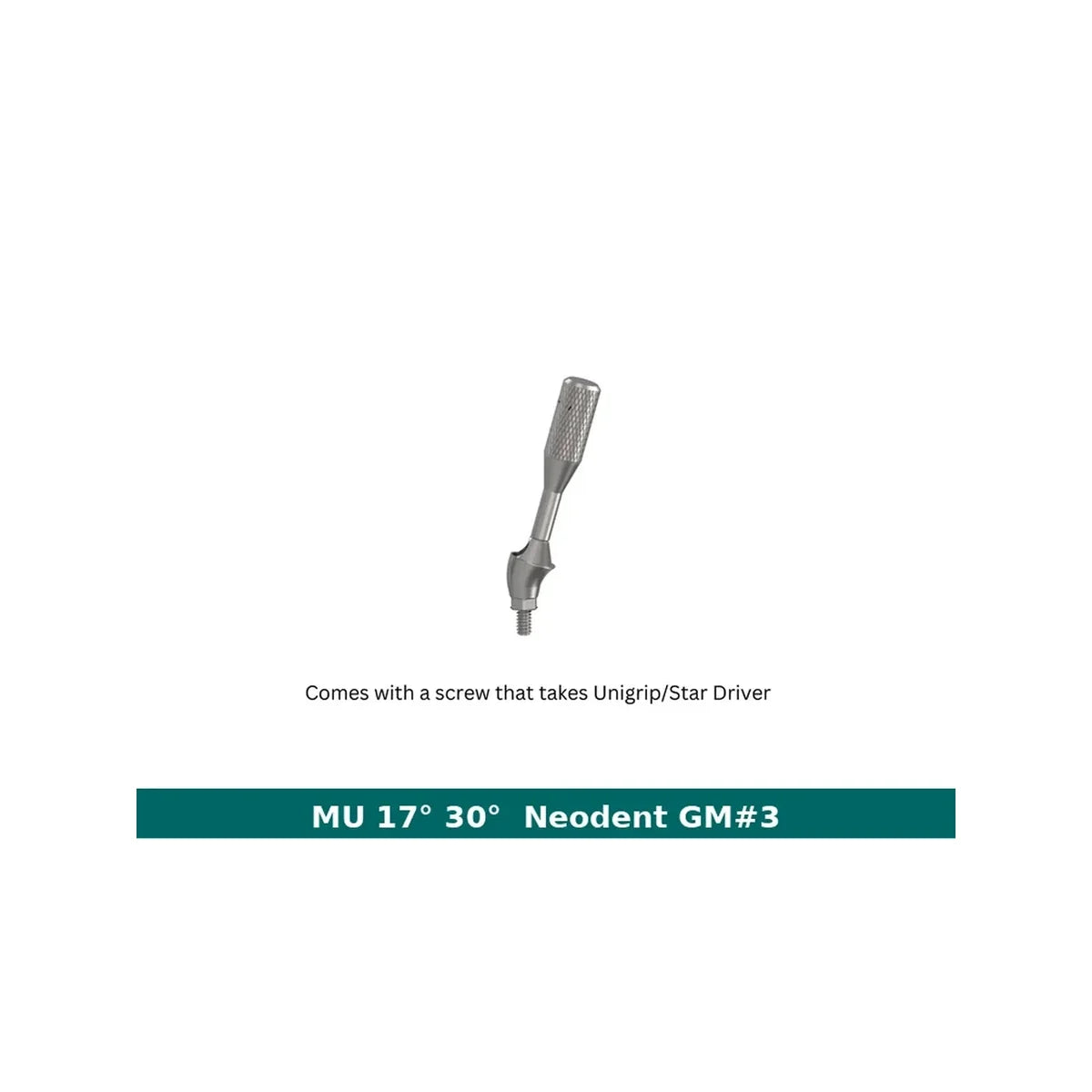 Neodent GM MU Angulated Abutment (17° / 30°)