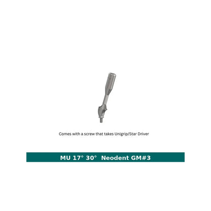 Neodent GM MU Angulated Abutment (17° / 30°)
