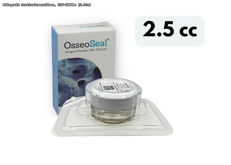 Freeze-Dried Bone Allograft (FDBA) — 2.5 cc (250–1000 µm)