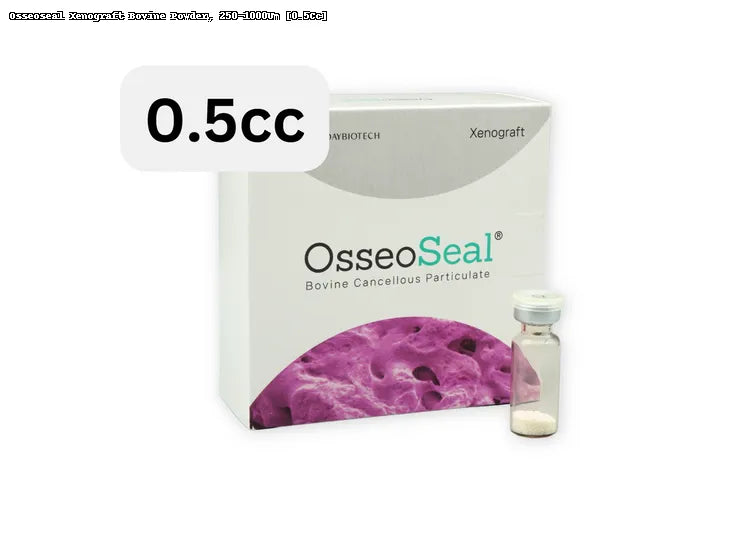 OsseoSeal™ Mineralized Xenograft — 0.5 cc (250–1000 µm)