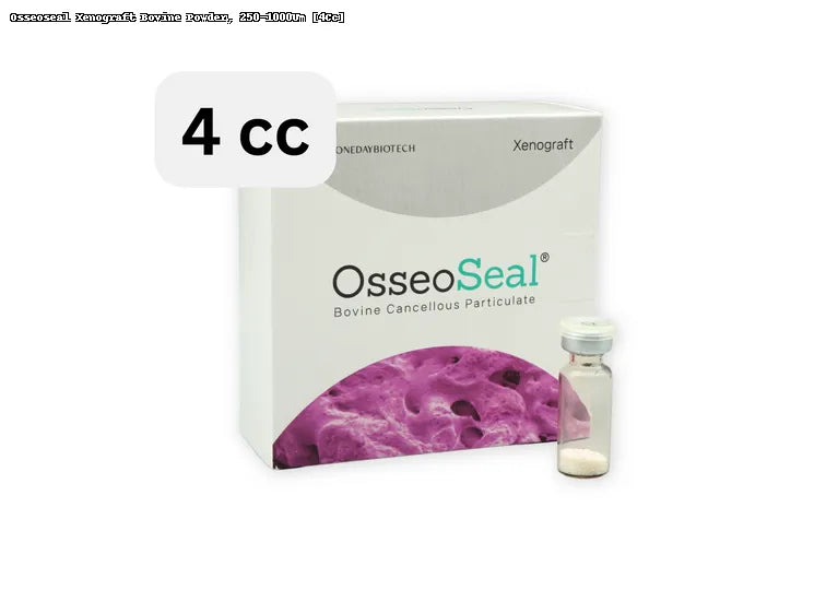 OsseoSeal™ Mineralized Xenograft — 4 cc (250–1000 µm)